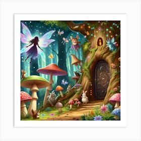 Fairy Forest 3 Art Print