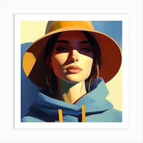 Portrait Of A Woman 39 Art Print