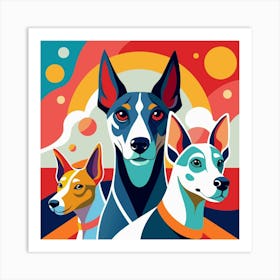 Dogs Art Print Art Print