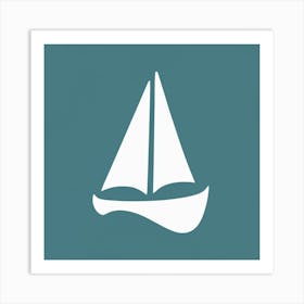 Sailboat Stock Videos & Royalty-Free Footage Art Print