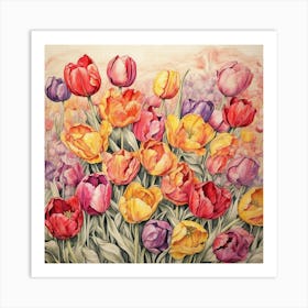 Tulips 1 Art Print