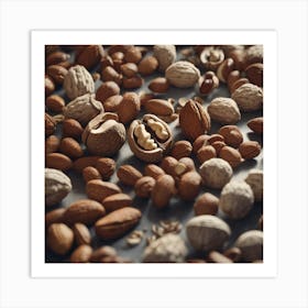 Nuts And Seeds 15 Art Print