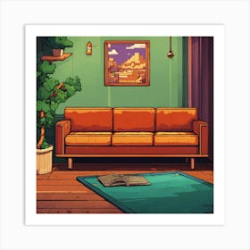 Living Room 110 Art Print