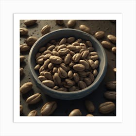 Coffee Beans In A Bowl 21 Art Print