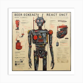 Beer Eccacy React Once Art Print