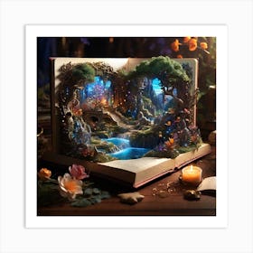 Fairytale Book Art Print