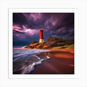 Sri Lanka Lighthouse Art Print