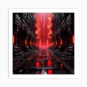 Futuristic City Art Print