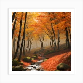 Autumn Forest 1 Art Print