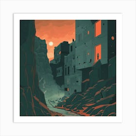 Cityscape 6 Art Print