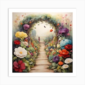 Garden Path 12 Art Print