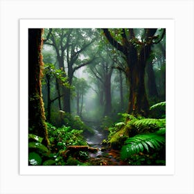 Forest Stream Art Print