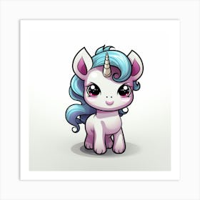 Cute Unicorn 765 Art Print