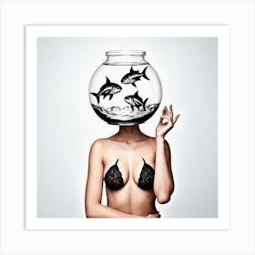 Fish Bowl 8 Art Print