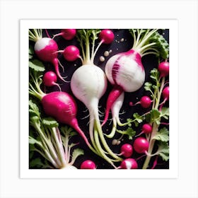 Radishes 45 Art Print