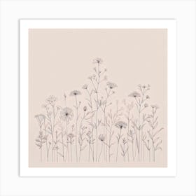 A wildflower field 2 Art Print