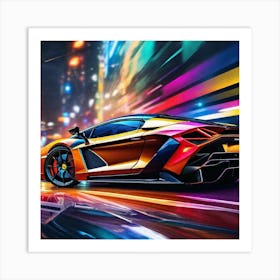 Lamborghini 118 Art Print