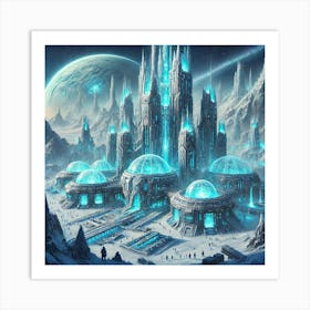 Icebound Order Glacial Sanctuaries 1 Art Print