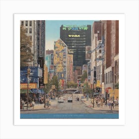 Nyc Cityscape Art Print