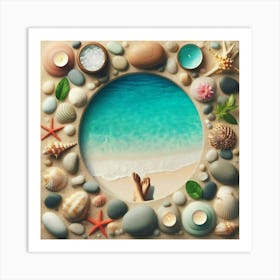 Sand And Sea Shells Art Print