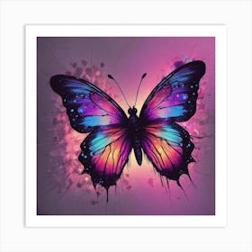 Butterfly Painting 329 Art Print