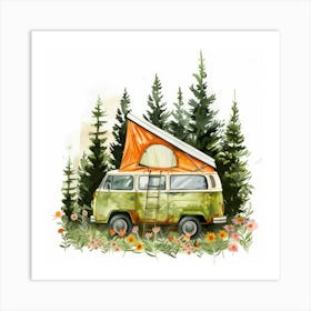 Vw Camper Van 4 Art Print