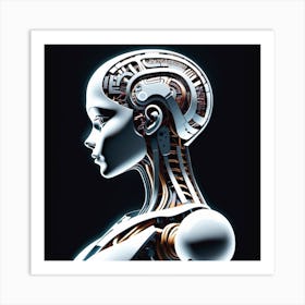 Robot'S Head 5 Art Print