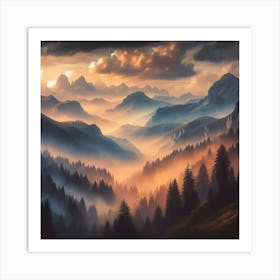 Landscape 5 Art Print