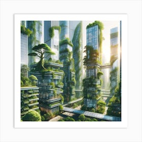 Natured Utopia Art Print