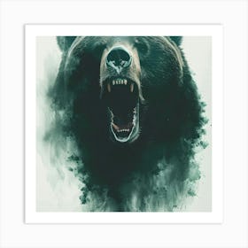 Grizzly Bear 4 Art Print