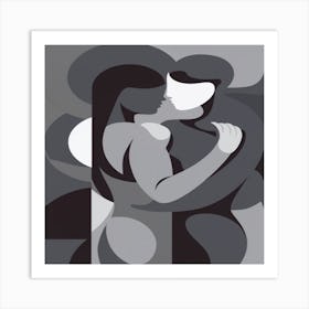 'The Kiss' Art Print