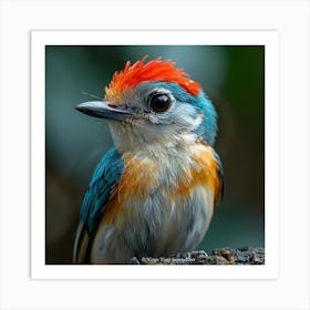 Kingfisher Bird 1 Art Print