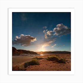 Desert Shore Art Print