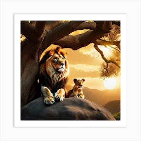 Lion King 23 Art Print