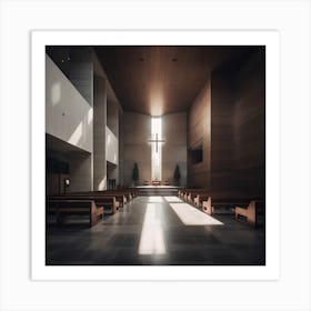 Empty Church Art Print