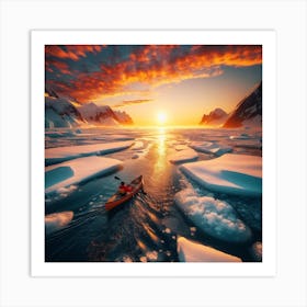 Arctic Sunrise Art Print