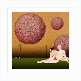 Brains Art Print