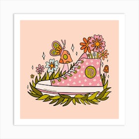 Virgo Sneaker Art Print