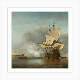 Ship In The Water Art Print