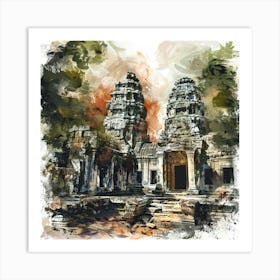 Angkor Wat 6 Art Print