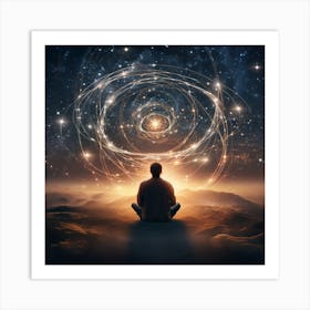 Meditation And Spirituality Concept 1 Art Print