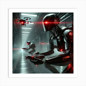 Ghost Drones Capabilities Raven Vanguard Art Print