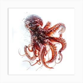 Art octopus Art Print