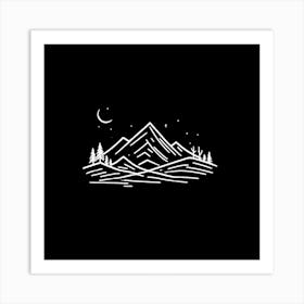 Mountain Landscape Art Print