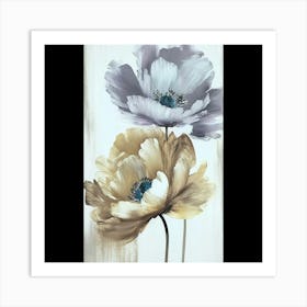 Two Flowers Art Print