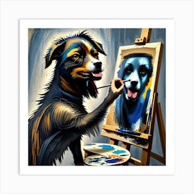 Dog Painting Art Print