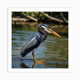 Default Louisiana Heron Art 1 Art Print