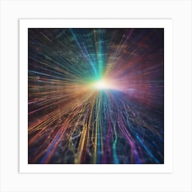 Abstract Space Art Print