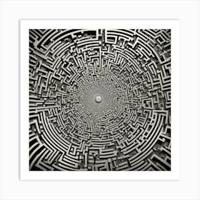 Maze 11 Art Print