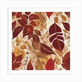 Autumn Leaves 11 Art Print